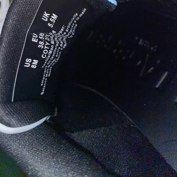 Karl Lagerfeld Coty Black & White Sneakers, Size 8 - Picture 9 of 9